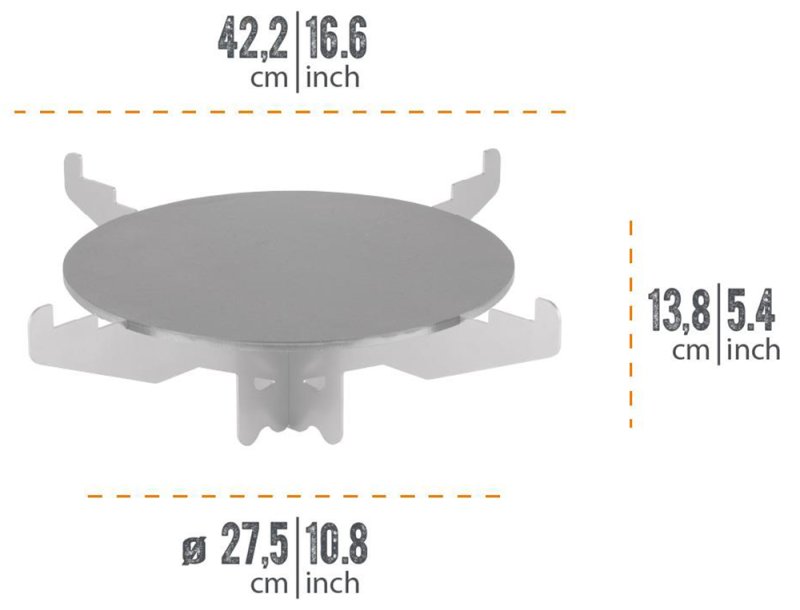 Petromax Grillplatte für Raketenofen