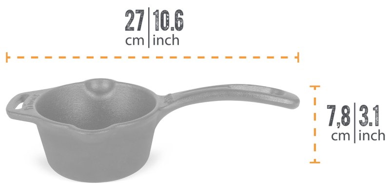 Petromax Gusseisen Saucentopf