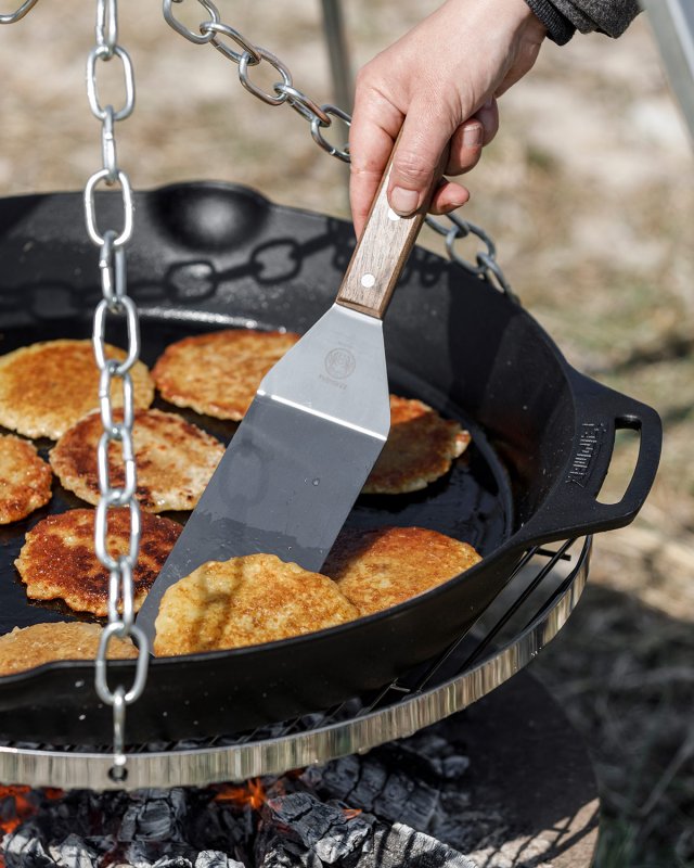 Petromax Feuerpfanne Gusseisen fp50h-t mit zwei Henkeln