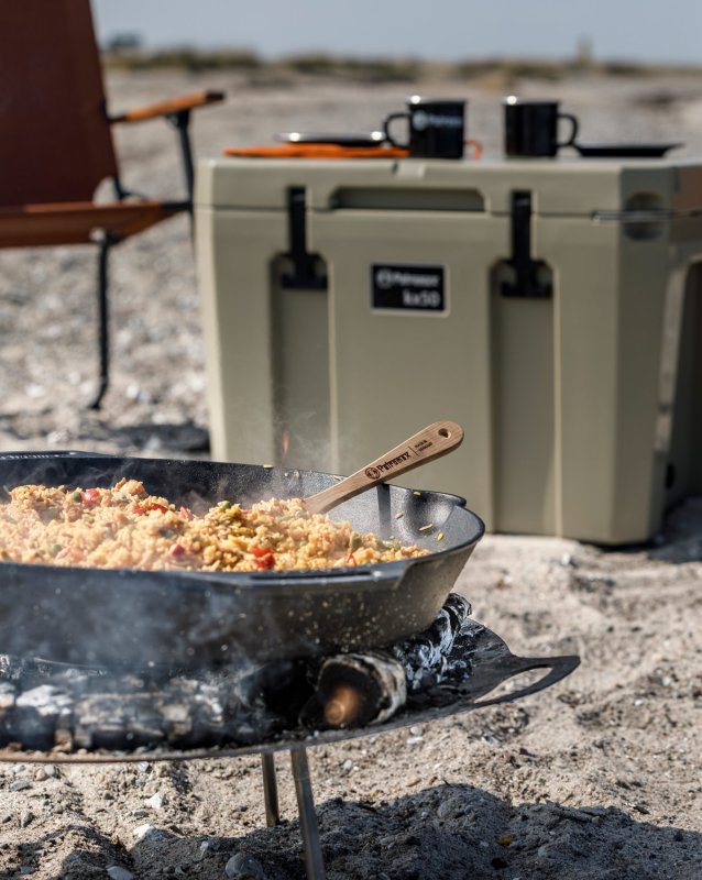 Petromax Feuerpfanne Gusseisen fp50h-t mit zwei Henkeln