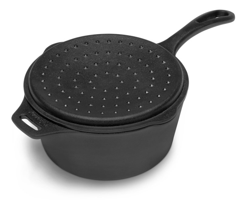 Petromax Gusseiserne Kasserolle mit Deckel kr2