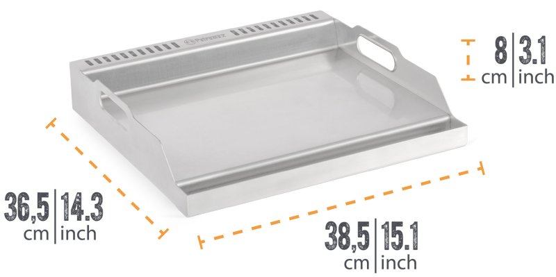 Petromax Plancha / Grillplatte für Gastisch Ge45 und Ge90