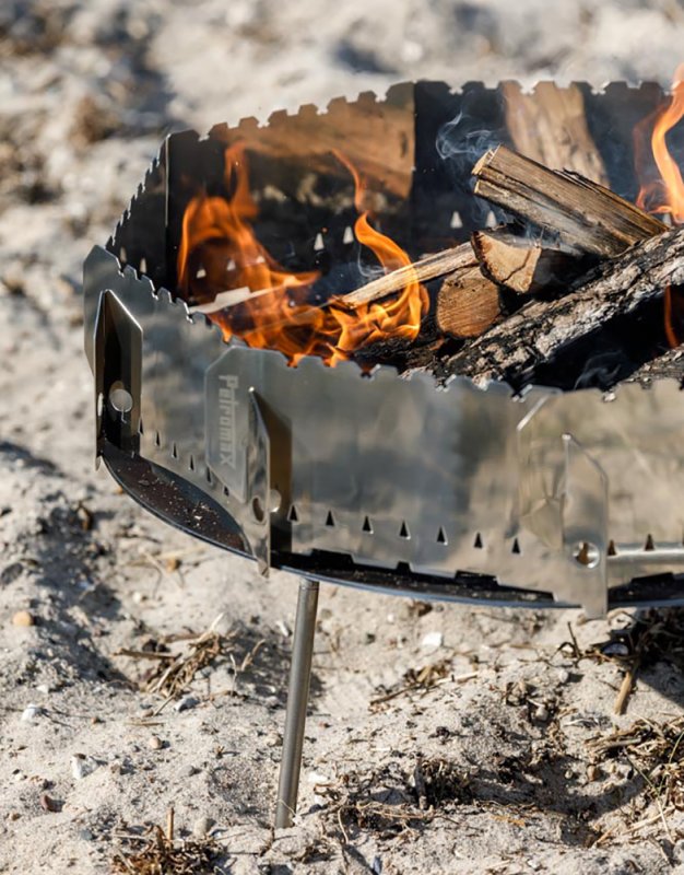 Petromax Steck-Windschutz für Feuerschalen