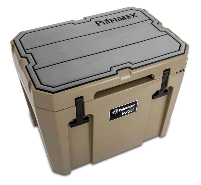 Petromax Haft-Auflage für Kühlbox kx25 grau mit Linien