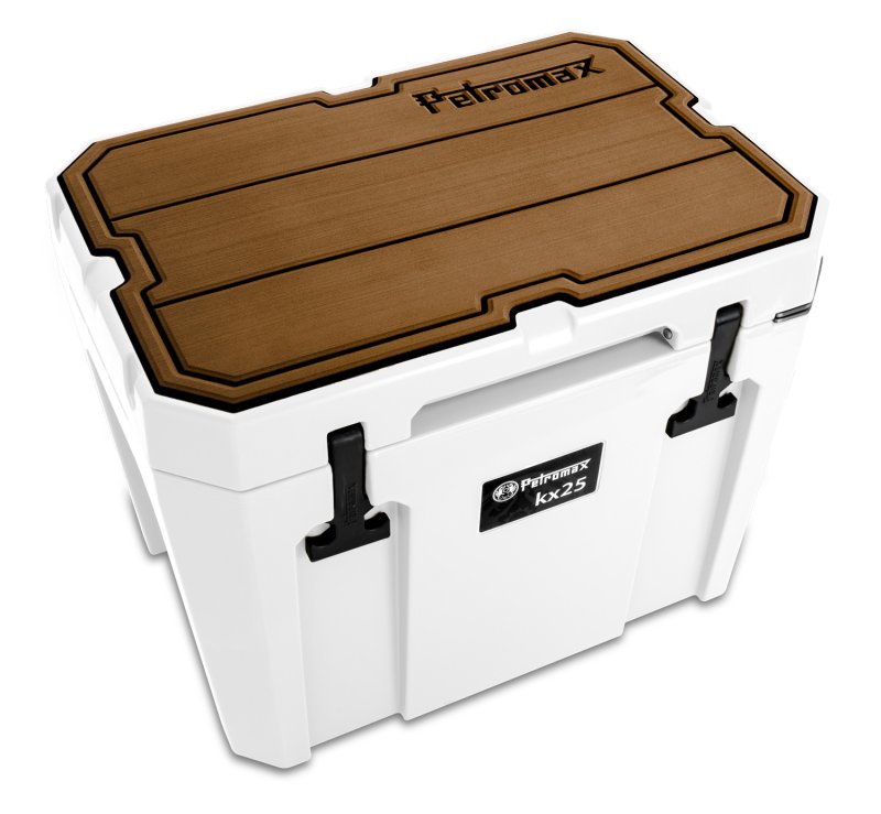 Petromax Haft-Auflage für Kühlbox kx25 braun mit Linien