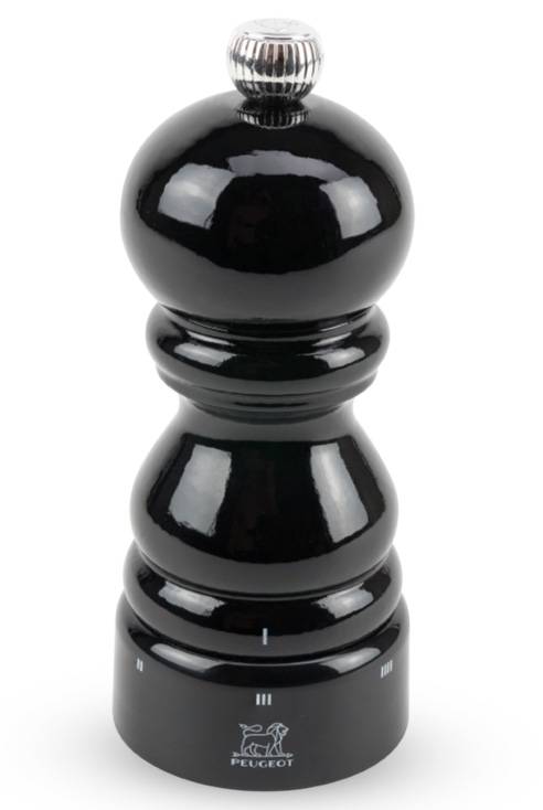 Peugeot Salzmühle Paris U`Select 12 cm schwarz lackiert