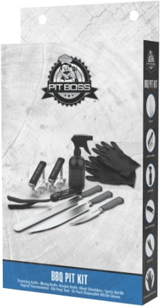 Pit Boss BBQ Pit Kit - 18-teiliges Pitmaster Werkzeug-Set