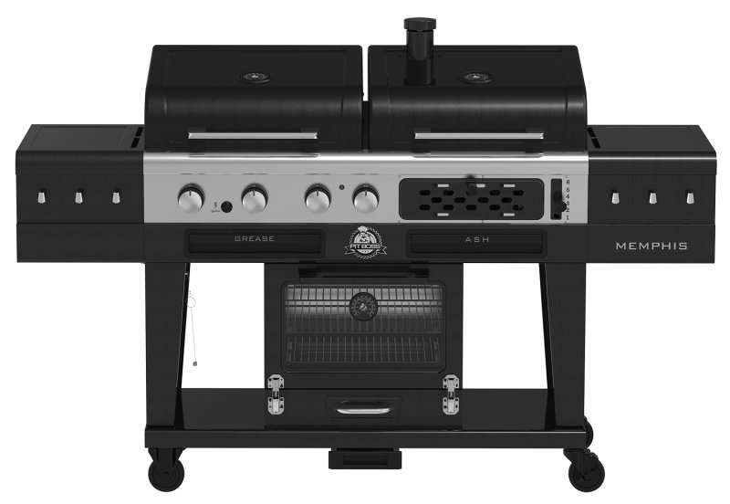 Pit Boss Memphis Ultimate 2.0 Kombigrill - Gasgrill, Holzkohlegrill und elektrischer Smoker