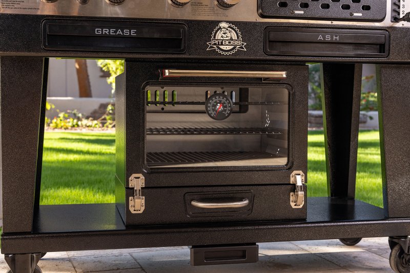 Pit Boss Memphis Ultimate 2.0 Kombigrill + Gusseisen Starter Set 6-teilig