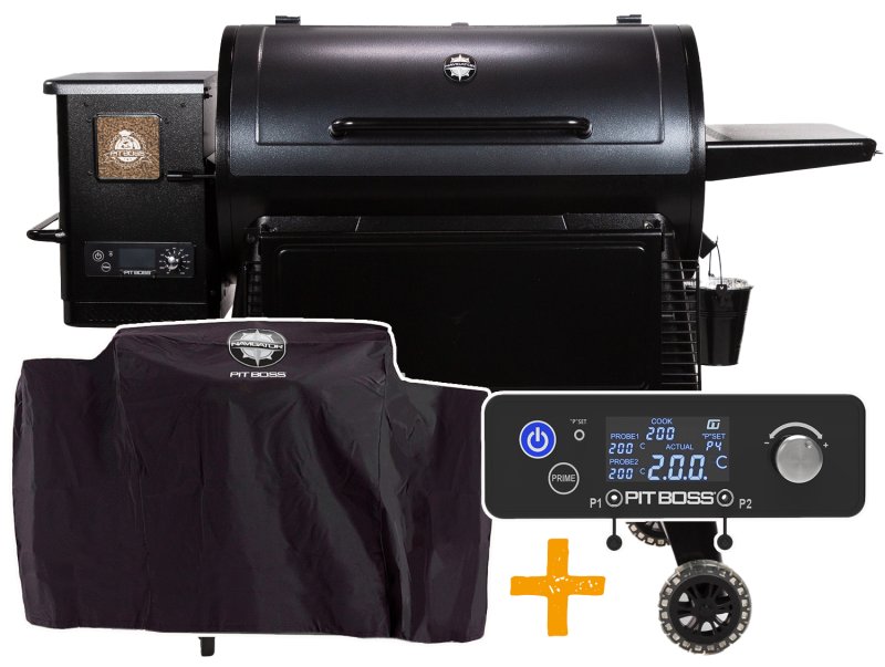 Pit Boss Pelletgrill Navigator 1150 inkl. Wifi Control Board + Abdeckhaube