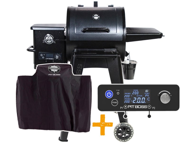 Pit Boss Pelletgrill Navigator 550 inkl. Wifi Control Board + Abdeckhaube