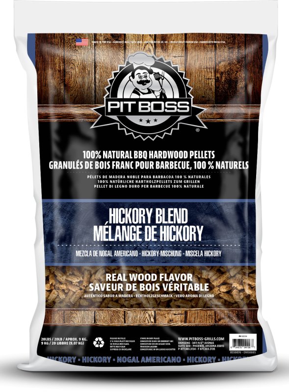 Pit Boss Hartholz Pellets - Hickory Blend - 9 kg