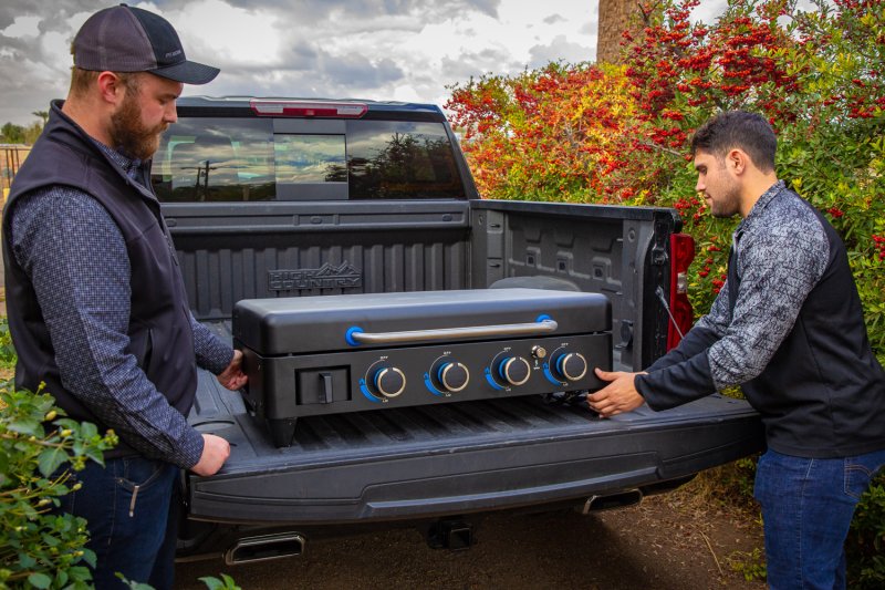 Pit Boss Plancha Grill Ultimate Plancha 4-Brenner - mit Untergestell