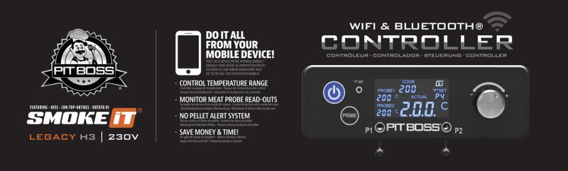 Pit Boss Wifi Control Board für Pelletgrill Navigator 550 / 1230