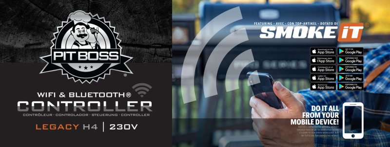 Pit Boss Pelletgrill Navigator 1150 inkl. Wifi Control Board + Abdeckhaube