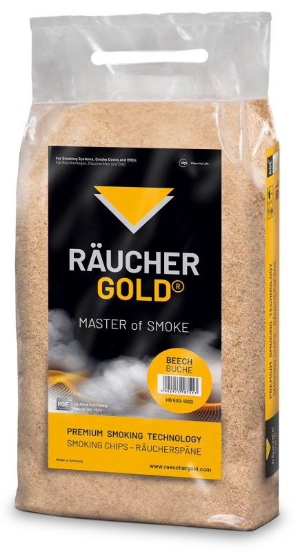 Räuchergold Räucherspäne Buche extra fein (500/1000) / 10 Liter