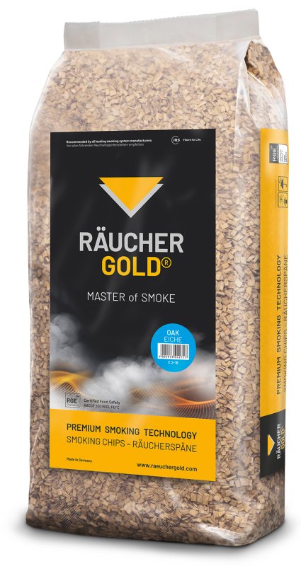 Räuchergold Räucherspäne Eiche grob / E 2/16 / 15 kg