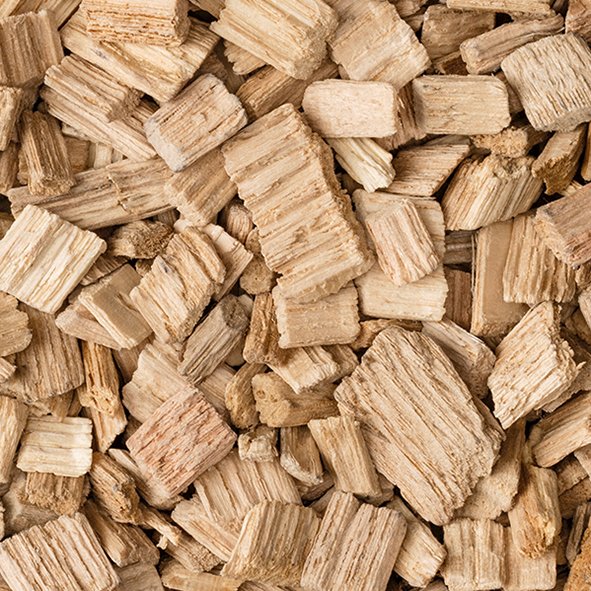 Räuchergold Räucherspäne Eiche grob / E 2/16 / 15 kg