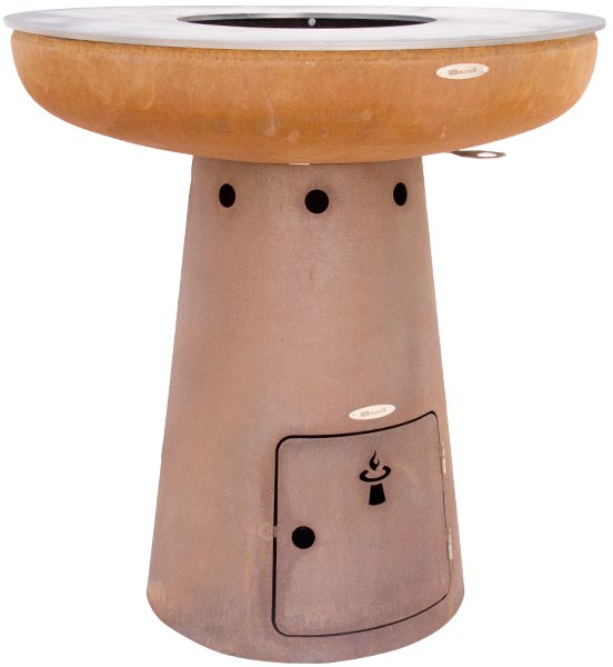 Remundi Feuerplatte Nero L105 - Durchmesser 102 cm  - Ausstellungsstück