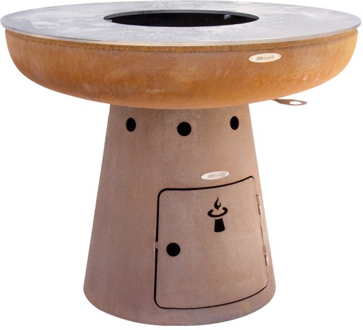 Remundi Feuerplatte Nero L84 - Durchmesser 102 cm