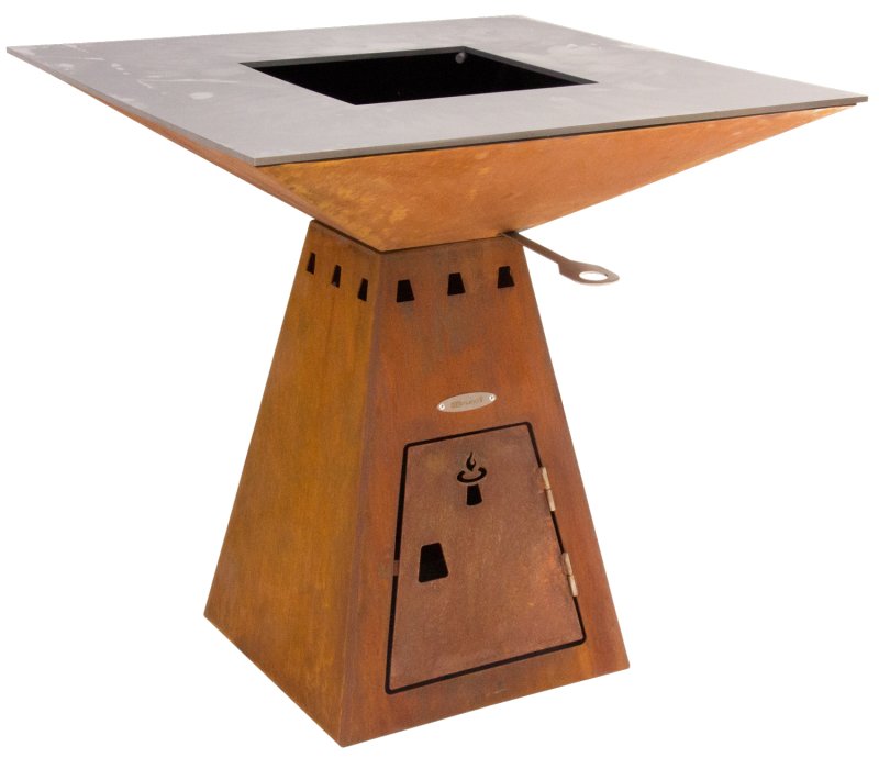 Remundi Feuerplatte Cube M Basic - 82 cm x 82 cm