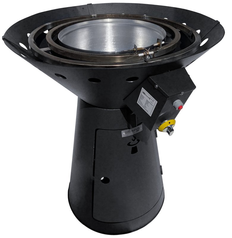 Remundi Feuerplatte Phönix M - Gas Feuerstelle - Durchmesser 79 cm