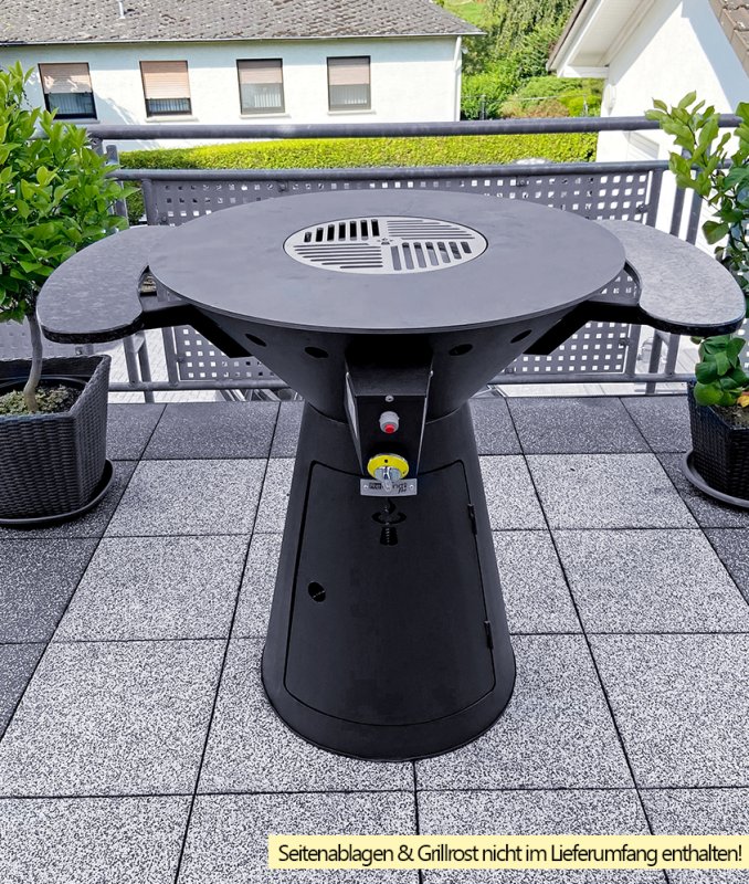 Remundi Feuerplatte Phönix M - Gas Feuerstelle - Durchmesser 79 cm