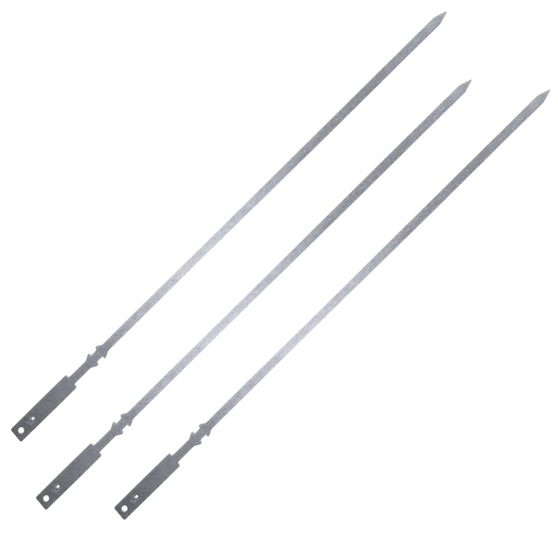 Remundi Grillspieße 3er Set für Grillbrücke