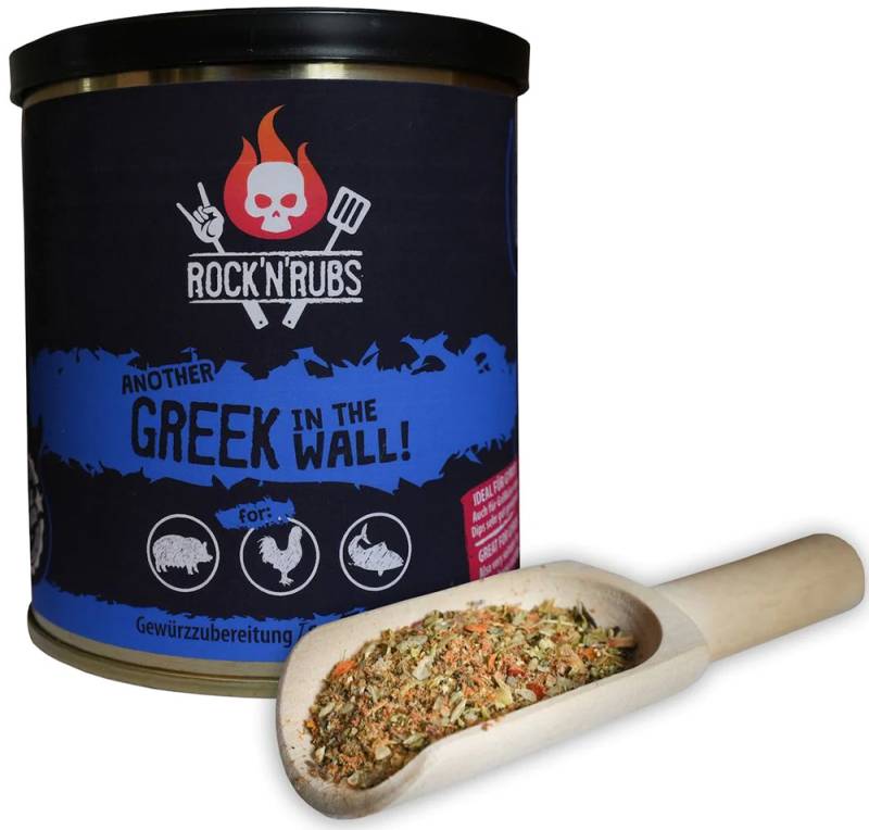 Rock'n Rubs - Another Greek in the Wall - BBQ Rub 140 g Dose