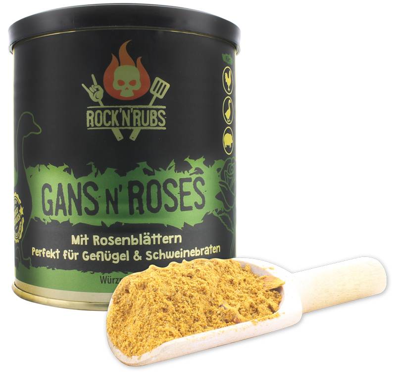 Rock'n Rubs - Gans N Roses - BBQ Rub 140 g Dose