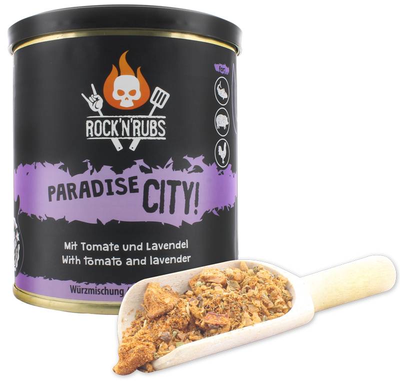 Rock'n Rubs - Paradise City - BBQ Rub 140 g Dose