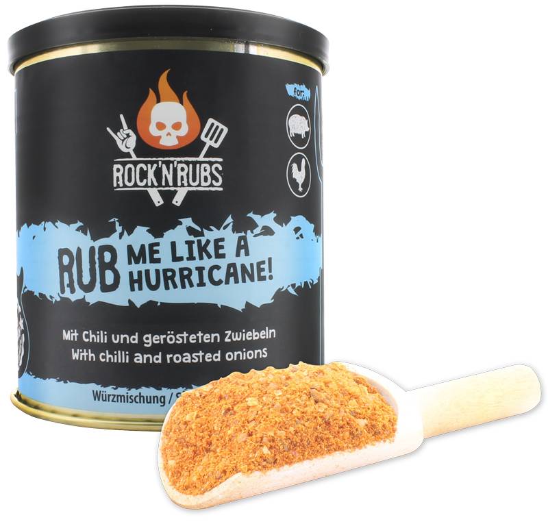 Rock'n Rubs - Rub me like a Hurricane - BBQ Rub 140 g Dose