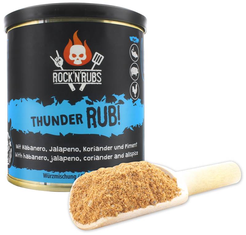 Rock'n Rubs - Thunder Rub - BBQ Rub 140 g Dose