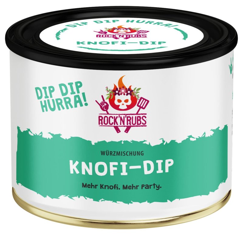 Rock'n Rubs - Dip Dip Hurra - Knofi Dip - 120g Dose