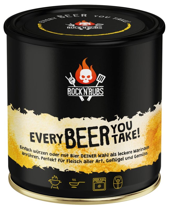 Rock'n Rubs - Every BEER you take! - BBQ Rub 150g Dose