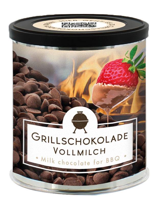 Rock'n Rubs - Grillschokolade Vollmilch - 200 g Dose
