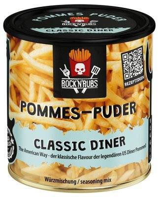 Rock'n Rubs - Pommes Puder - Classic Diner - 150g Dose