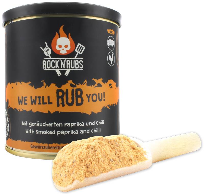 Rock'n Rubs - We will Rub you - BBQ Rub 140 g Dose