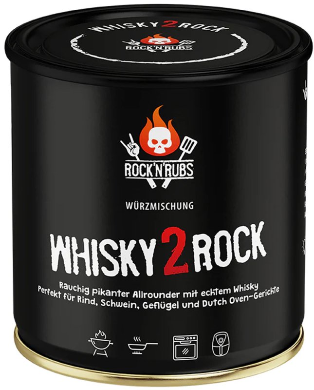 Rock'n Rubs - Whisky2Rock BBQ Rub - 140g Dose