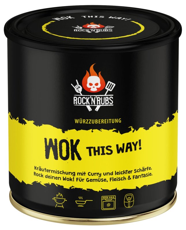 Rock'n Rubs - Wok This Way Utimative Würze - 140 g Dose