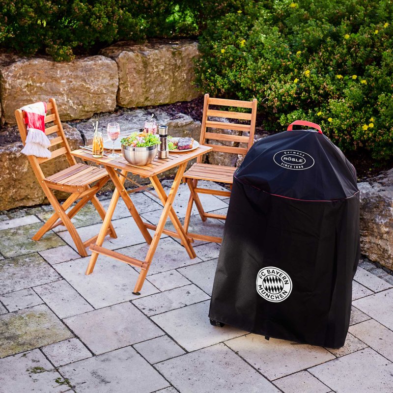 Rösle Abdeckhaube für Kugelgrill No.1 F50 Sport - FC Bayern Edition