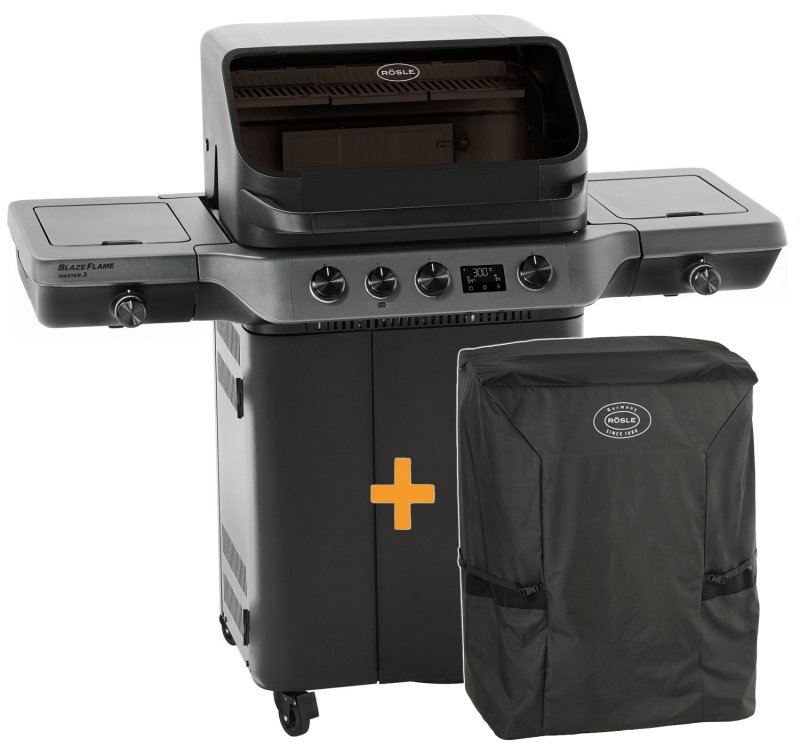 Rösle Gasgrill BLAZEFLAME Master 3 inkl. Abdeckhaube