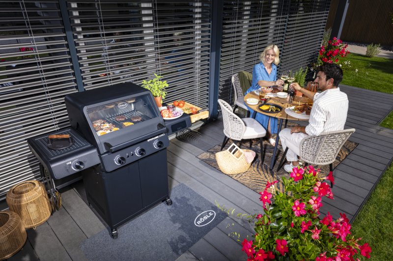Rösle Gasgrill EPICFLAME Core 3 inkl. Abdeckhaube
