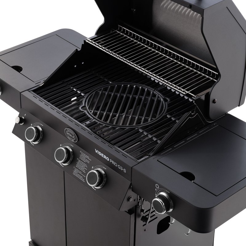 Rösle Gasgrill Videro Pro G3-S Vario+ mattschwarz - Modell 2025