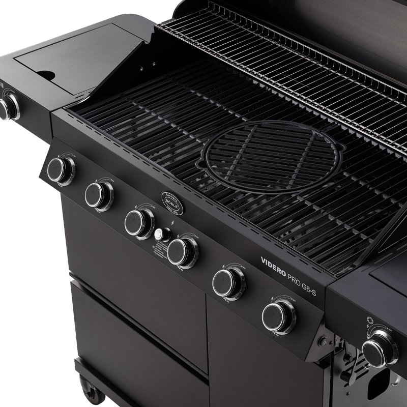Rösle Gasgrill Videro Pro G6-S Vario+ mattschwarz - Modell 2025