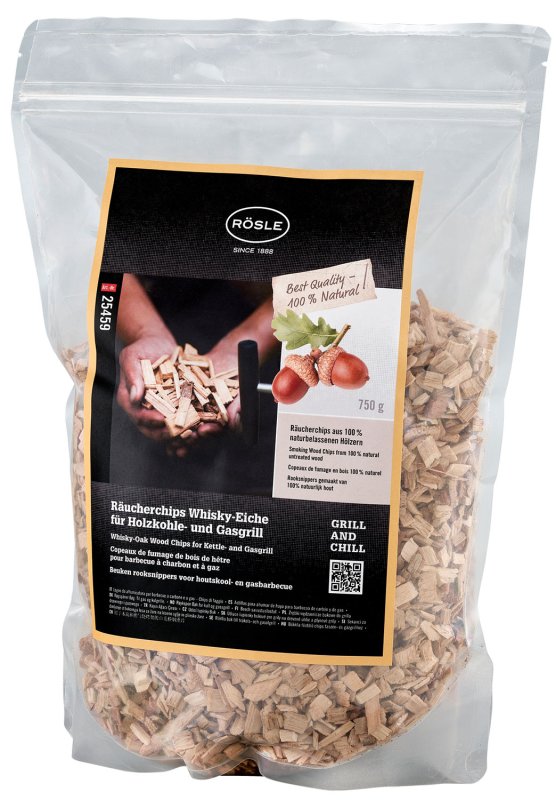 Rösle Räucherchips Whisky Eiche 750g