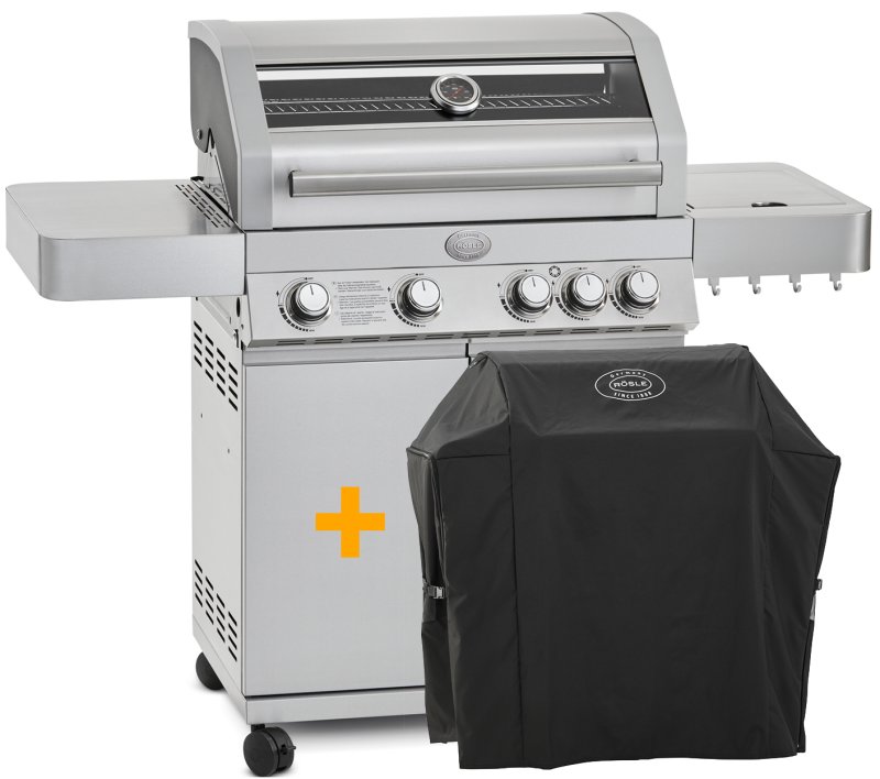 Rösle Gasgrill Videro G4 Edelstahl - Modell 2023 inkl. Abdeckhaube