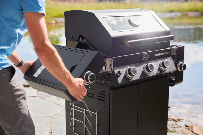 Rösle Gasgrill Videro Pro G3-S Vario+ mattschwarz - Modell 2025