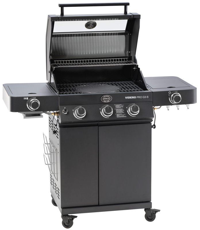 Rösle Gasgrill Videro Pro G3-S Vario+ mattschwarz - Modell 2025