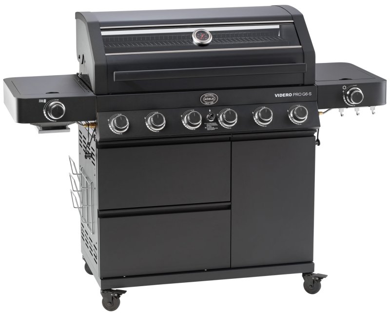 Rösle Gasgrill Videro Pro G6-S Vario+ mattschwarz - Modell 2025